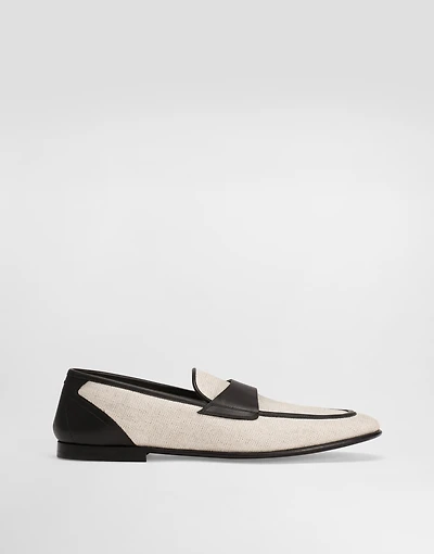 Salt&pepper and nappa slipper