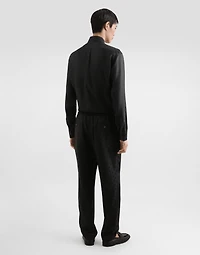 DG logo martini jacquard shirt