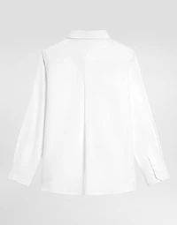 Logo jacquard poplin shirt