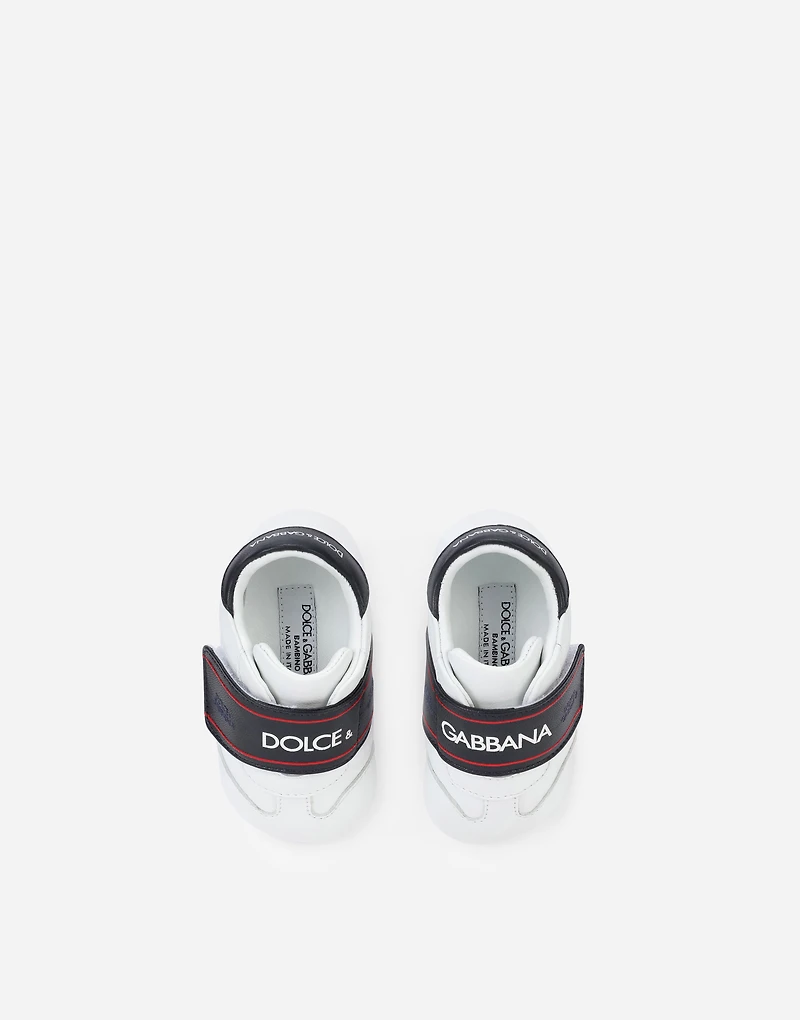 Nappa leather sneakers with logo