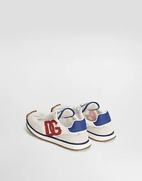 Mesh and calfskin nappa DG Cushion sneakers