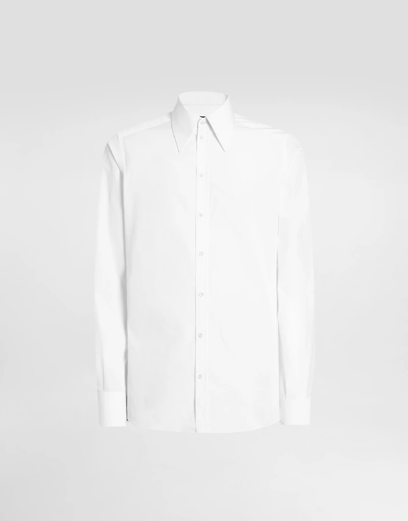 Gold poplin shirt