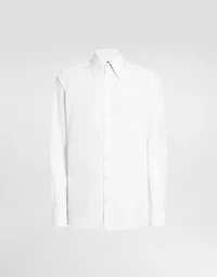 Gold poplin shirt