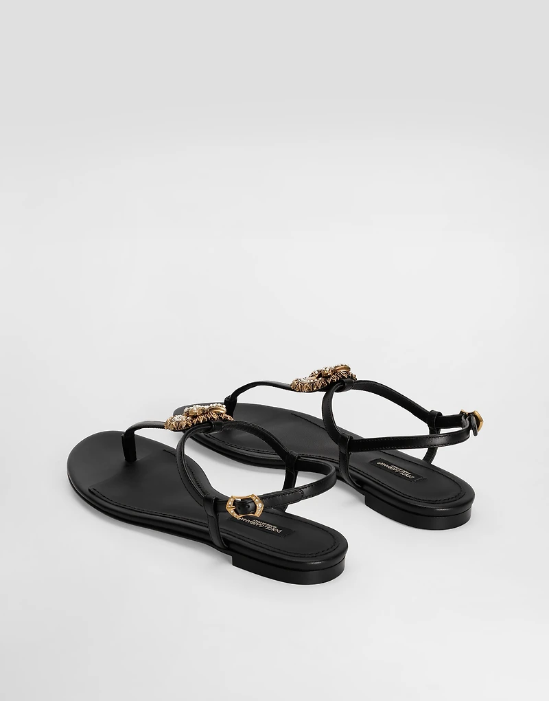 Nappa leather Devotion flip flops