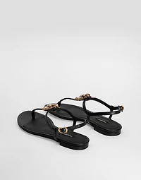 Nappa leather Devotion flip flops