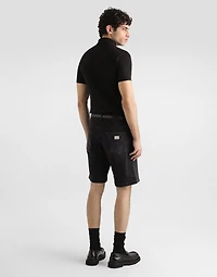 Cotton piqué polo-shirt with embroidery