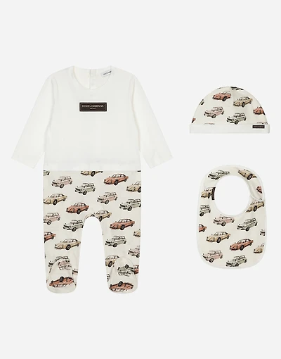 3-piece gift set printed jersey