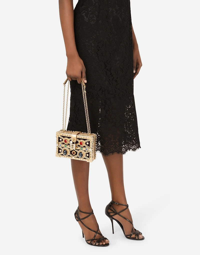 Dolce Box with bejeweled embellishment