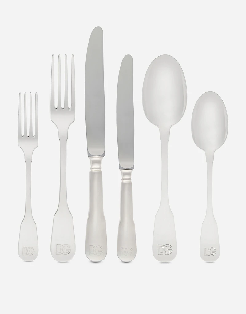 6-Piece German Silver Flatware Set