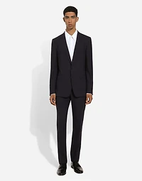 Single-breasted glen plaid Martini-fit suit