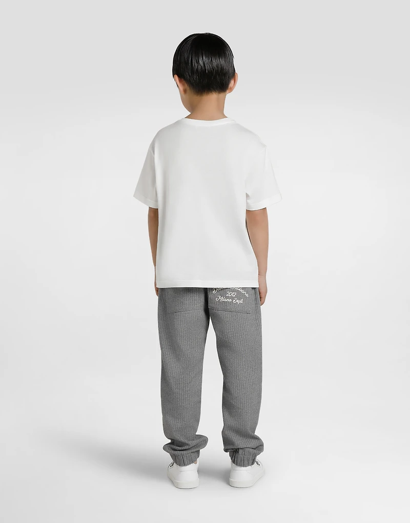 Pinstripe trousers