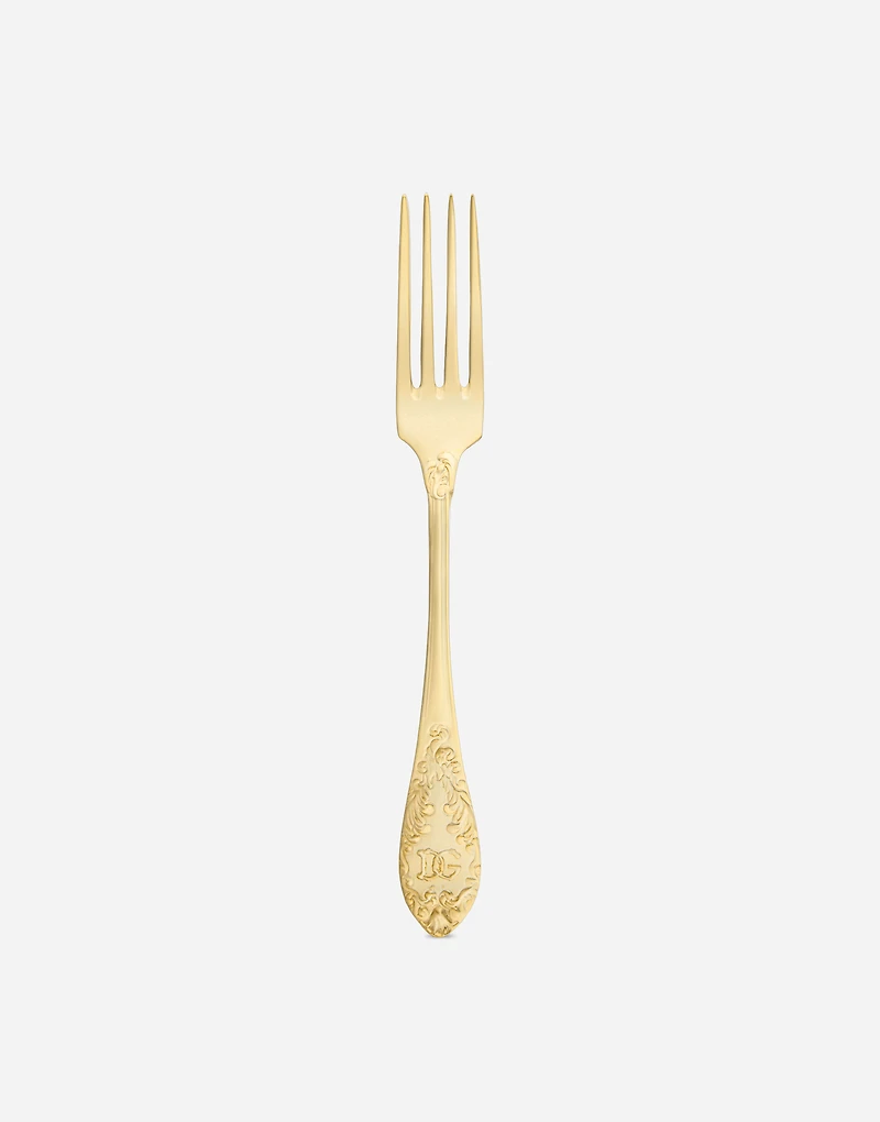 24k Gold Plated Dessert Fork