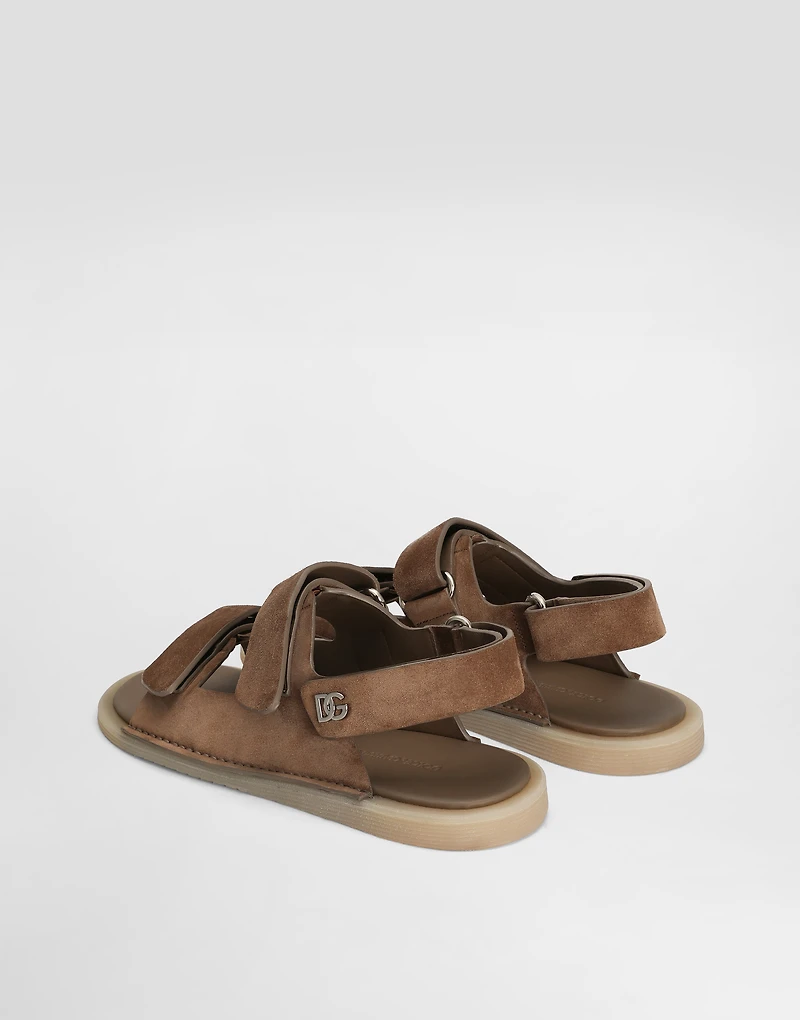 Suede sandals