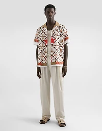 Poplin trousers