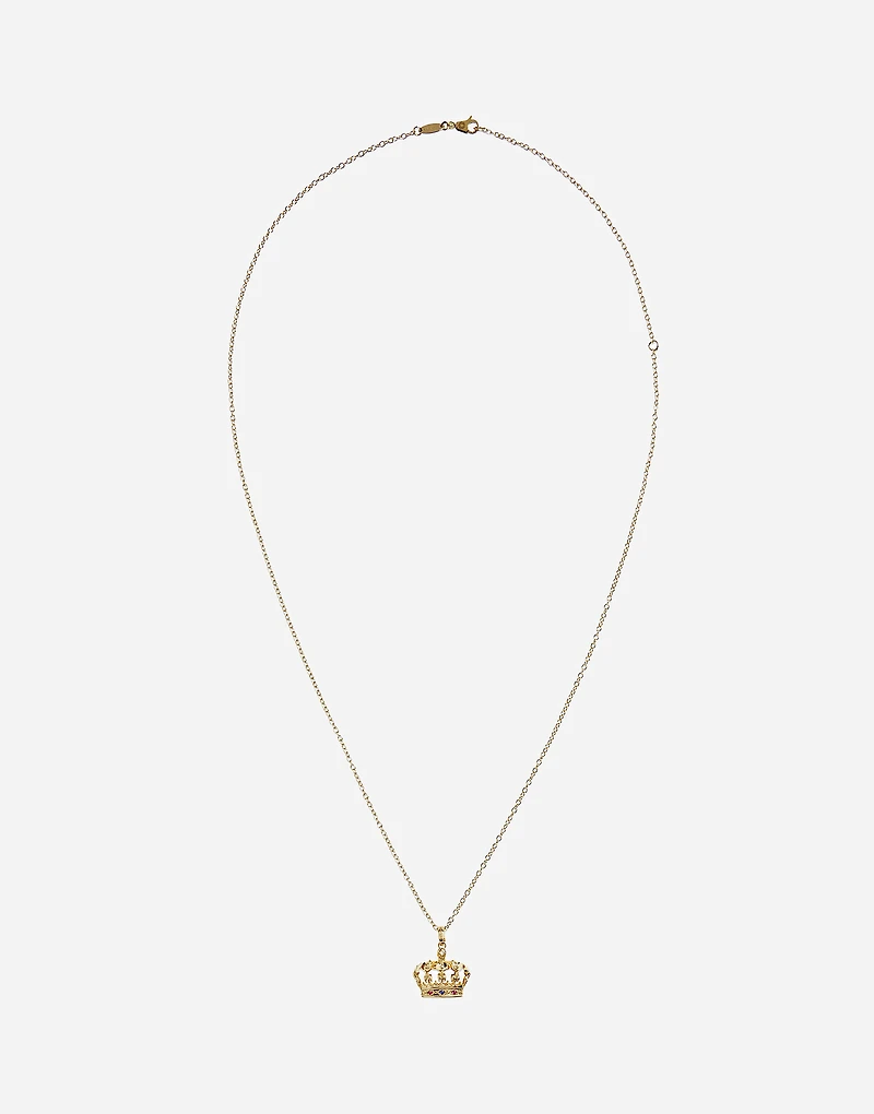 Royal Pendant 18-carat yellow gold, rubies, and sapphire
