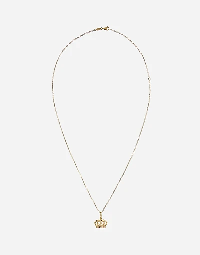 Royal Pendant 18-carat yellow gold, rubies, and sapphire