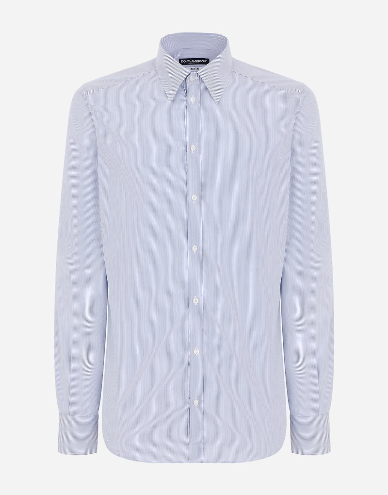 Striped cotton Martini-fit shirt