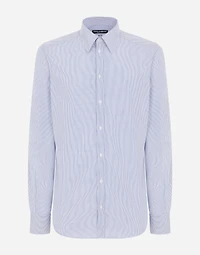 Striped cotton Martini-fit shirt