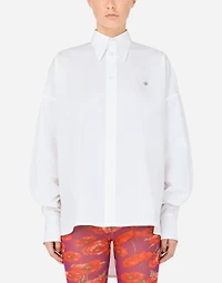 Cotton shirt with DG logo