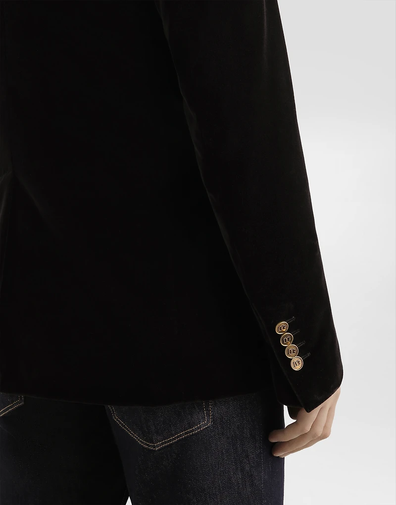 Single-breasted sicilia light cotton jacket