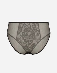 Lace and tulle panties