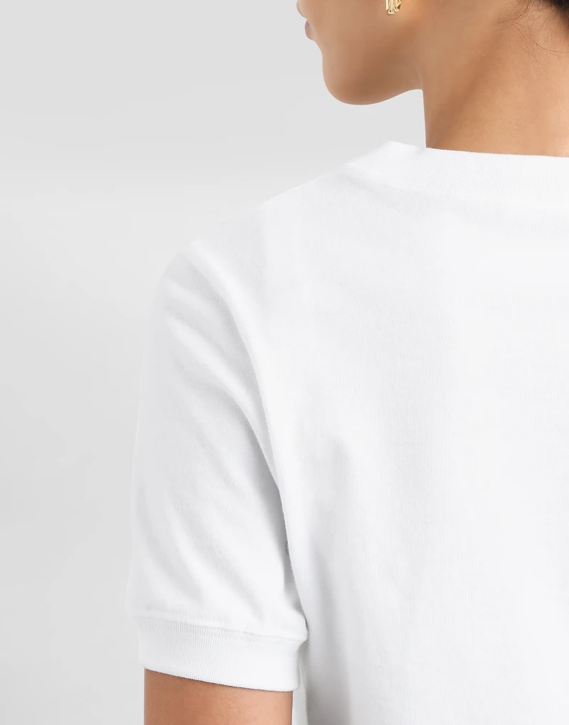 Short-sleeved cotton t-shirt