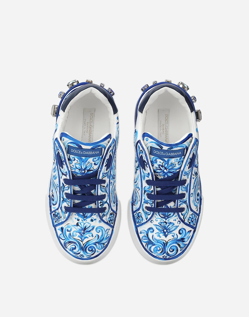 Majolica-print Portofino Light sneakers