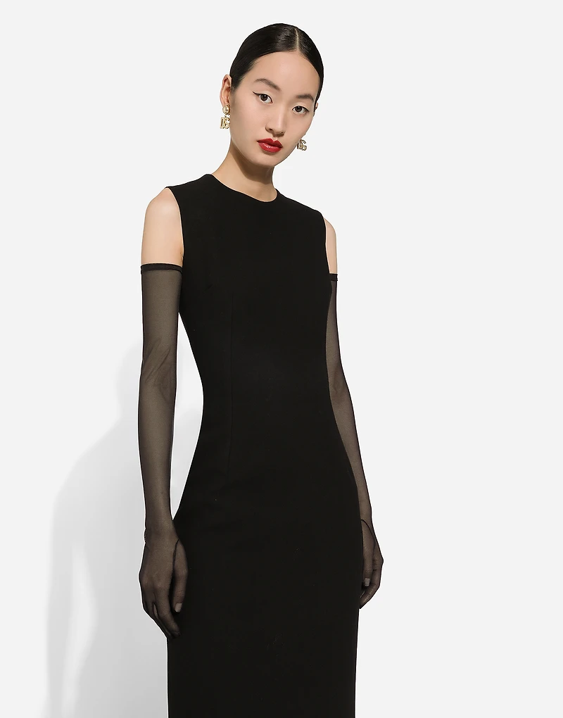 Wool sheath dress