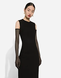 Wool sheath dress