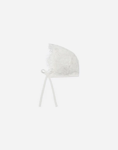 Galloon lace bonnet