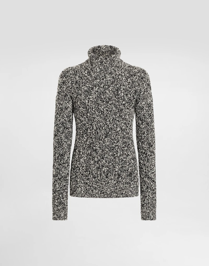 Wool blend turtleneck