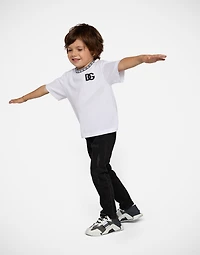 Jersey T-shirt with DG logo embroidery