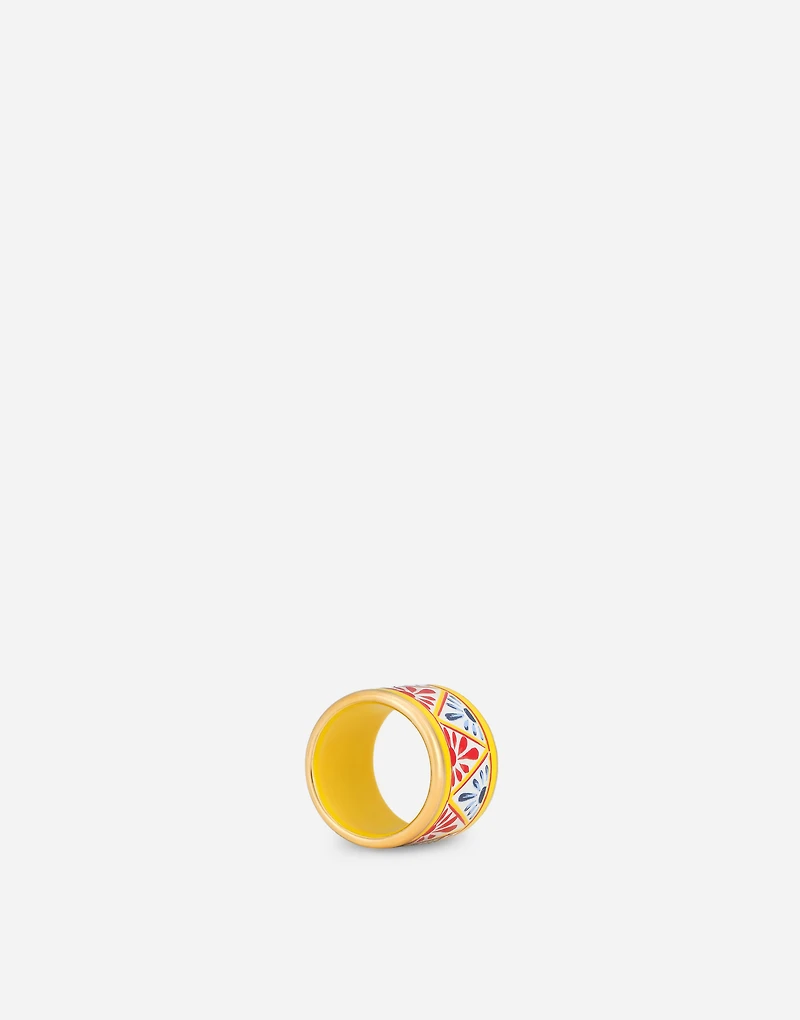 Set 2 Medium Porcelain Napkin Rings