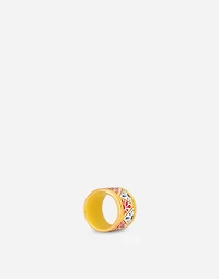 Set 2 Medium Porcelain Napkin Rings