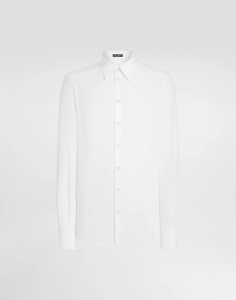 Silk crêpe de chine martini shirt