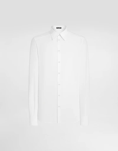 Silk crêpe de chine martini shirt