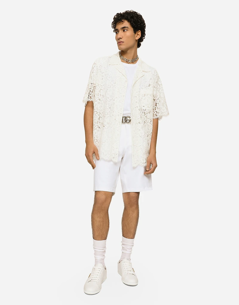 Lace Hawaiian shirt
