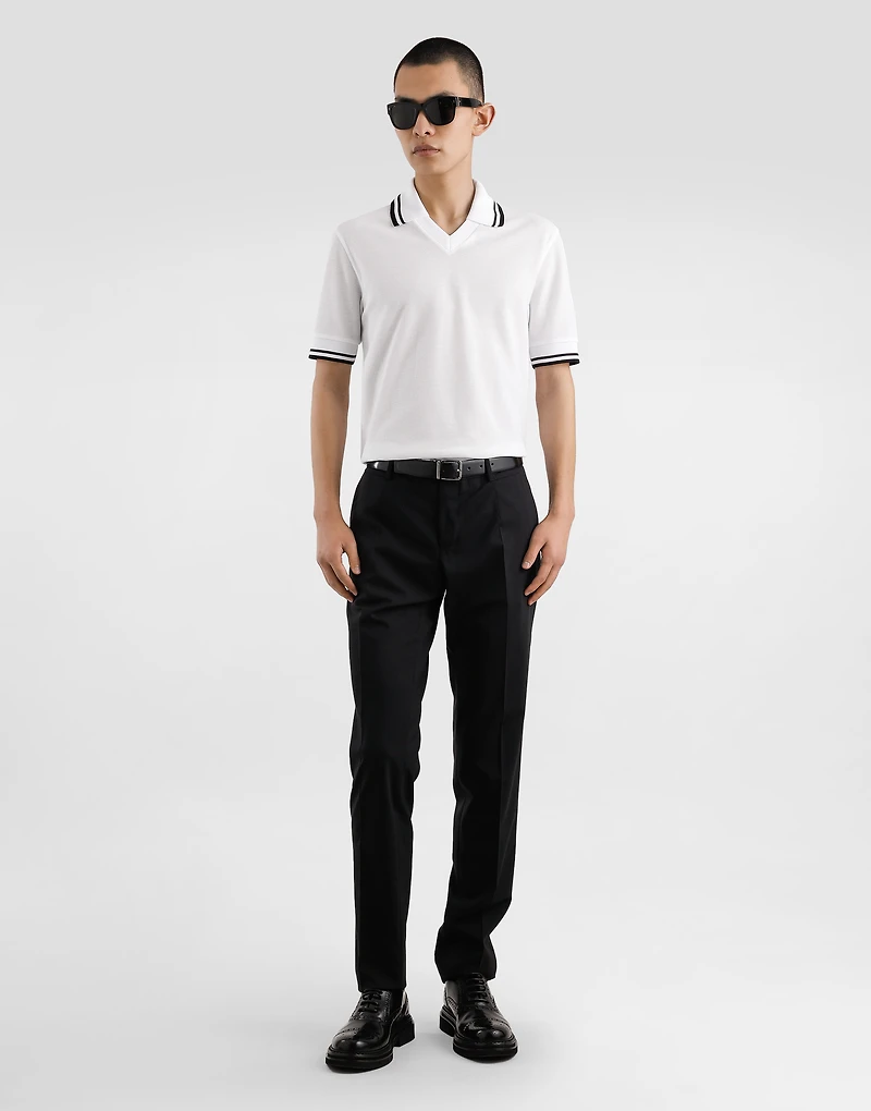 Piqué polo shirt