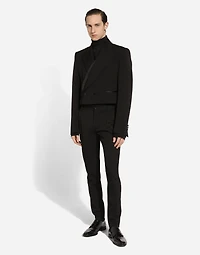 Double-breasted wool Spencer jacket