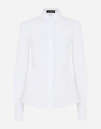 Stretch poplin shirt