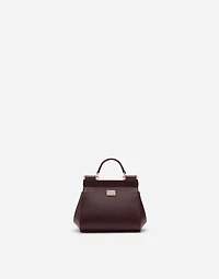 Dauphine calfskin Sicily mini bag with rhinestone embellishement