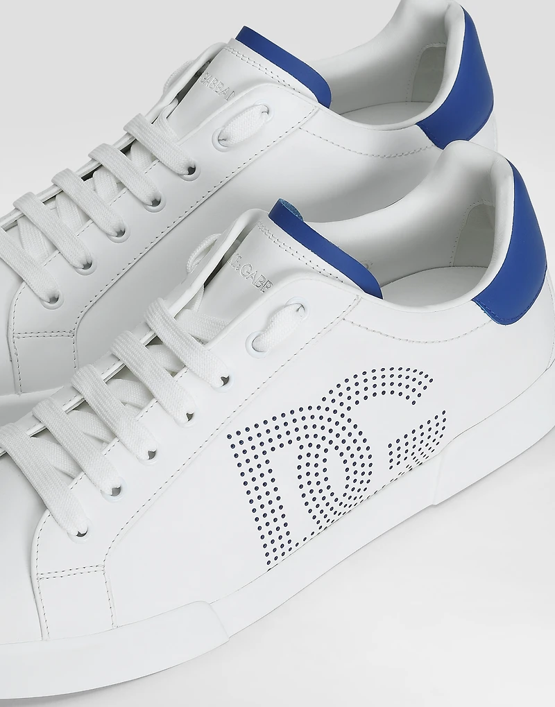 Printed calfskin nappa Strobel Portofino Light sneakers