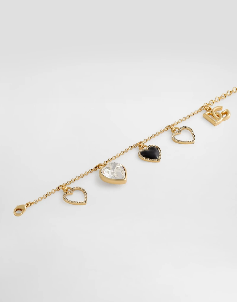 Italian Tailoring bracelet with heart charms