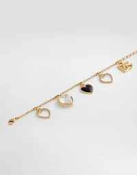 Italian Tailoring bracelet with heart charms