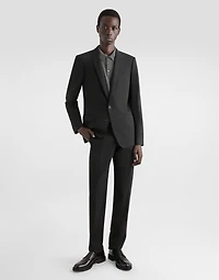 Stretch wool Martini-fit suit