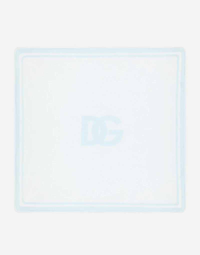 Jersey blanket with DG logo print