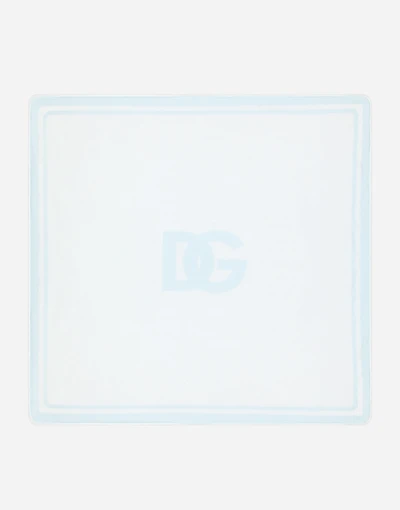 Jersey blanket with DG logo print