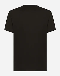 Cotton T-shirt with DG Milano logo embroidery