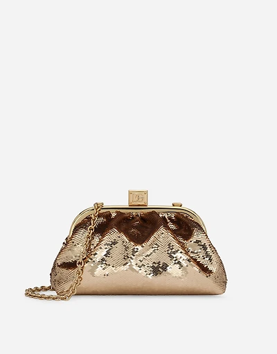 Sequined Maria clutch