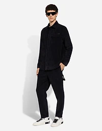 Lined corduroy shirt